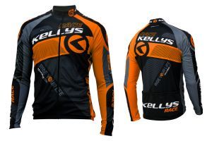 Bluza KELLYS PRO Race długi rękaw orange - XS