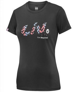 Koszulka GIANT Liv Brand Tech, czarna, XL