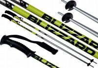 Kije kijki narciarskie BLIZZARD SPORT SKI POLES 115cm black/yellow/silver