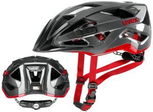 Kask rowerowy UVEX ACTIVE M 52-57cm anthracite red