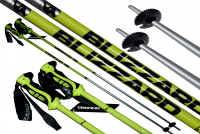 Kije kijki narciarskie BLIZZARD ALLMOUNTAIN SKI POLES 135cm neon green shiny/black/silver