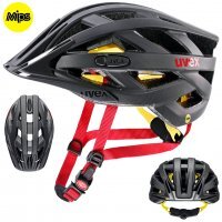 Kask rowerowy UVEX I-VO CC MIPS 52-57cm titan-red mat