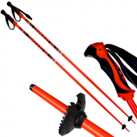 Kije kijki narciarskie BLIZZARD RACE SKI POLES 130cm black/orange