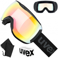 Gogle narciarskie snowboardowe UVEX Downhill 2100 V S1-S3 black mat 2030