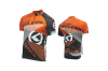 Koszulka rowerowa KELLYS PRO Race krótki rękaw orange - XS