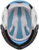 Kask narciarski UVEX Hlmt 400 visor style 53-58cm cloudy blue mat
