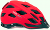 Kask rowerowy AUTHOR PULSE LED X8 52-58cm czerwony fluo + lampka